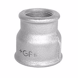 Georg Fischer formmuffe galvaniseret 1/2 - 1/4'' muffe-muffe