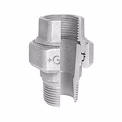 Georg Fischer union galvaniseret 3/8'' muffe-nippel