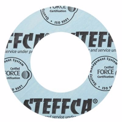 Flangepakning 21.3 mm DN15. 50x36x1,5 mm 100bar, asbestfri. Til feder/not flanger