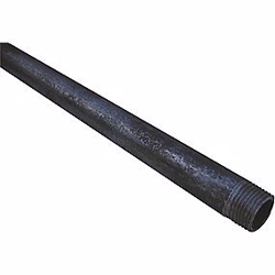 Nippelrør sort 1/2'' 1000 mm