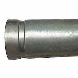 galv sv. rør DN80. 88,9x2,36mm P235TR1/EN 10217-1 /ASTM A 53/795 Rillede ender, FM godk.