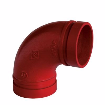 Atusa sprinkler bøjning DN25-1\'\'-33,4mm, 90gr. red paint