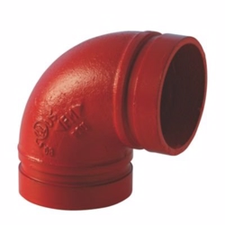 Atusa sprinkler bøjning 'S' DN65-2.1/2''-76,1mm, 90gr. red paint