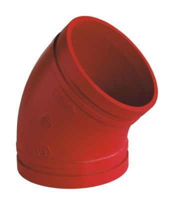 Billede af Atusa sprinkler bøjning DN50-2''-60,3mm, 45gr. red paint