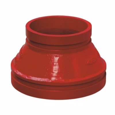 Atusa sprinkler reduktion DN100X50-114,3X60,3mm. Grooved, red paint