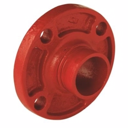Atusa sprinkler flange DN50-2''-60,3mm. Grooved, red paint