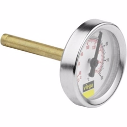 Viega Easytop termometer. Temp. 0-80°C. Siliciumbronze