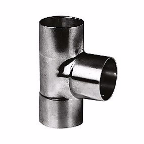 lodde tee 22 - 12 - 22 mm. Med loddemuffer