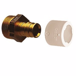 Uponor Quick & Easy overgangsnippel 3/4''x 22 mm