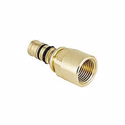 Geberit Mepla adapter 16 mm - 1/2'''' muffe rødgods