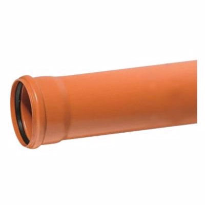 PVC kloakrør 110x3000mm SN4, EN13476 2.