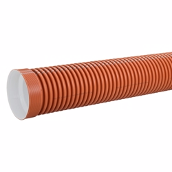 Uponor PP kloakrør 315x3000mm SN8 uden tætningsring, Ultra Double