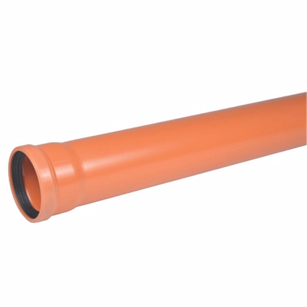 Uponor PVC kloakrør 110x3000mm SN8 EN1401