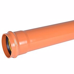 Wavin PVC kloakrør 200x3000mm SN8 EN1401