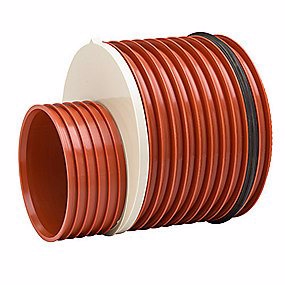 Uponor reduktion 400-315mm m/tætn.ring påsat. Ultra Rib 2