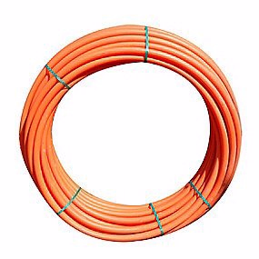 kabelrør 40x2,5 mm, orange glat PEH, rulle à 100 meter