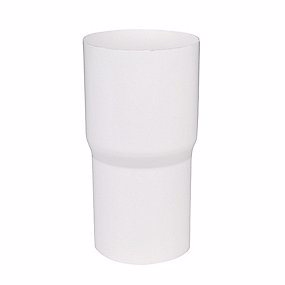 Plastmo rørmuffe, 75 mm, hvid