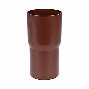 Plastmo rørmuffe, 75 mm, brun