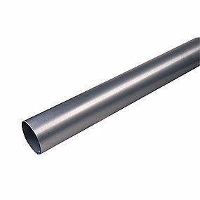 Plastmo stål plus nedløbsrør 75 mm. 3 meter