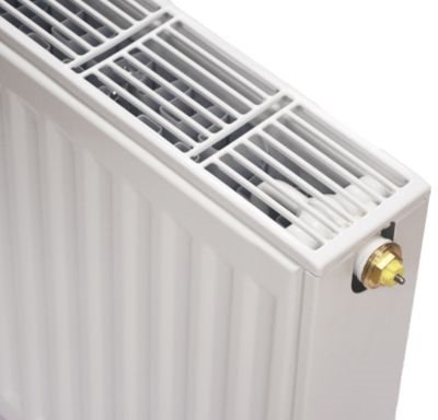 Billede af NY C6 ventil radiator 22 - 600 x 1600 mm. RAL hvid 9016