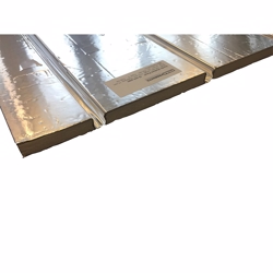 Altech gulvvarmeplade til 12 mm 1175x750x13 mm +vendespor og alu. varmefordeling CC 125 mm