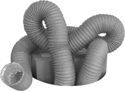 Billede af Øland Flex-125, Øland Flexslange PVC-belagt aluminiumsfolie på stålspiral L=5000