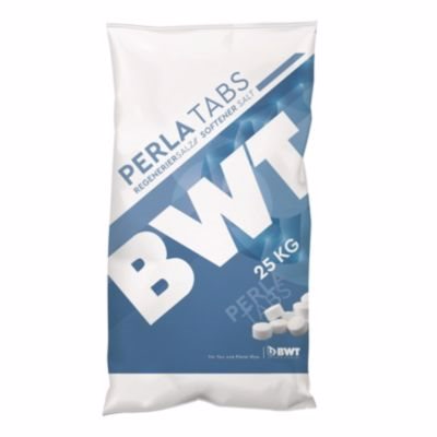 BWT Perla tabs salt 25 kg pose Fødevaregodkendt BWT salt, regeneration af blødgøringsanlæg.
