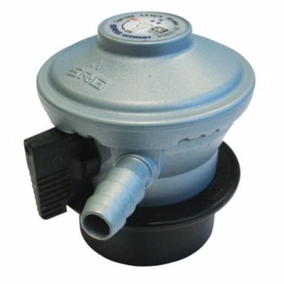 AN Lavtryksregulator 30mb til flaskegas med click-on ventil
