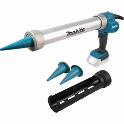 Makita fugepistol 18V li-ion Lev. inkl. komplet holder til 300 ml pat