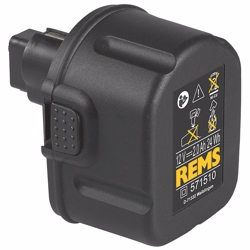 Batteri 12V 2,0Ah Rems Ni-MH, lang sokkel - 571510 R12MH