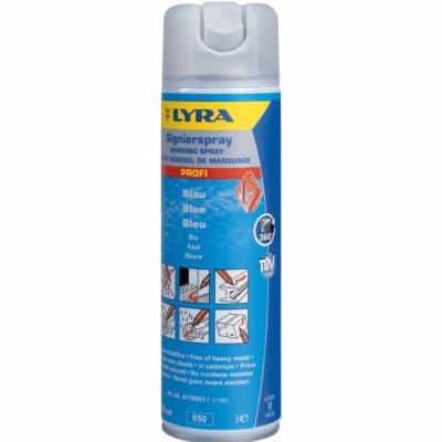 Lyra Markeringsspray Blå - 500 ml