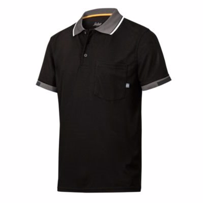 Snickers Polo-shirt AllroundWork 37.5 sort, str.M