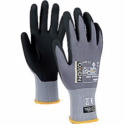 Handske Black Grip str. XXL Finger Coated, Ox-On 169.61