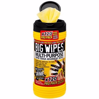 Big wipes multi-purpose 120 Ekstra stærke anti-bakterielle renseservietter - 120 stk. pr. bøtte