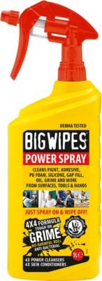 Billede af Big wipes power spray Anti-bakteriel rensevæske - 1 liter med praktisk forstøver
