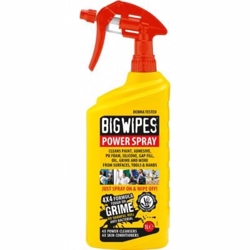 Big wipes power spray Anti-bakteriel rensevæske - 1 liter med praktisk forstøver