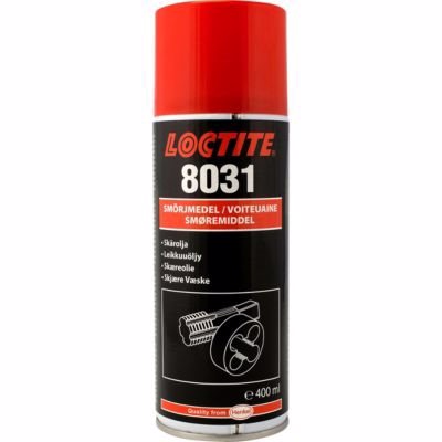 Loctite LB 8031 Smøreolie på spray 400ml, til beskyttelse af skæreværktøj