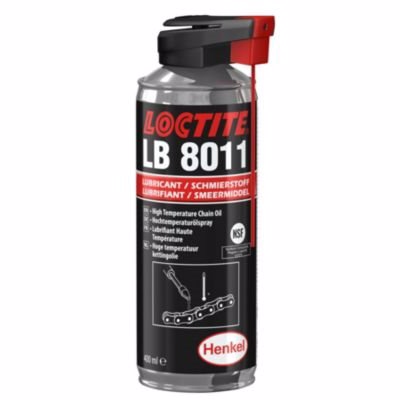 Loctite LB 8011 Kædeolie til transportbånd/kæder ved temp. på op til +250°C, 400ml