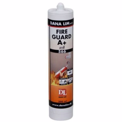 Fire Guard A+ 566 Hvid Brandacryl til fugning af rørgennemføringer - 300 ml