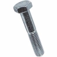 Bossard Bolt M6x30 Elforzinket DIN 931. 6kt delgevind Stål 8.8 - Pakke a 100 stk