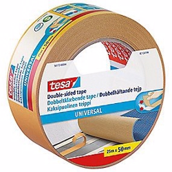 tesa Universal dobbeltklæbende tæppetape 25 m x 50 mm