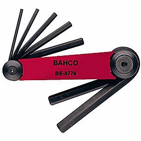 Bahco sekskantnøglesæt 15-6mm foldesæt. 7 dele