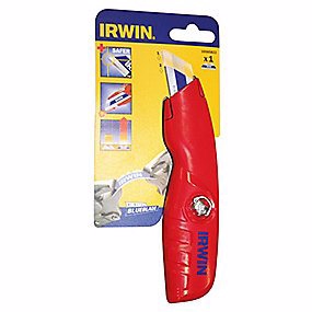 Sikkerhedskniv m/autoindtræk m/magasin til 5 blade Irwin, løse blade 580342869