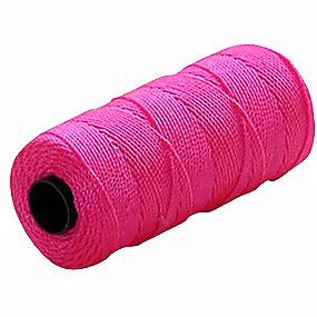 Mursnor nylon 6/6 pink 1,2 mm - rulle a 120 meter