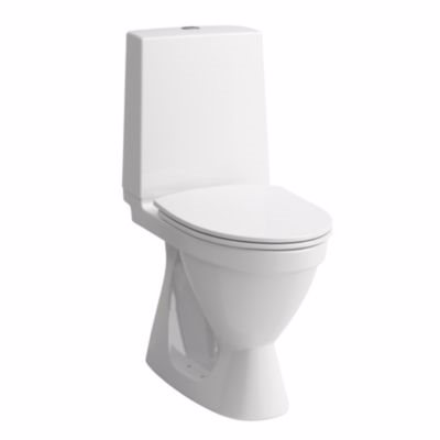 Laufen rigo toilet med s-lås, helstøbt cisternekappe, hvid