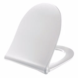 Pressalit Spira Art sæde Hvid med soft close og lift off topmonteret. 