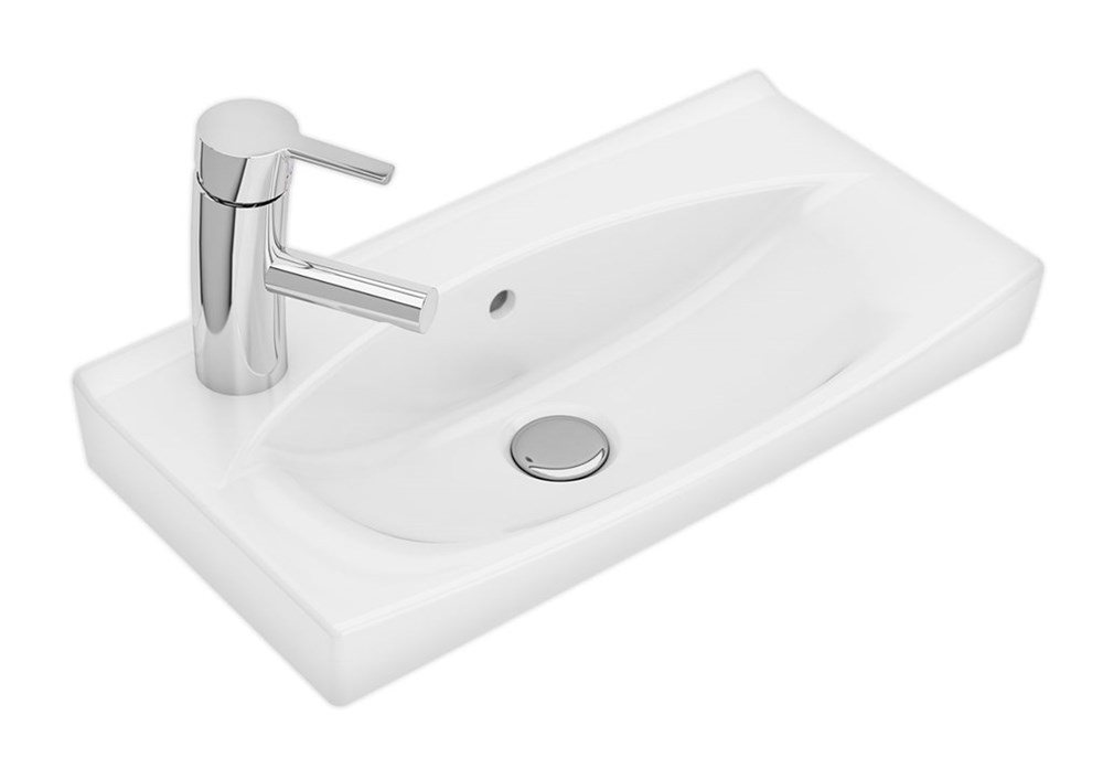 Billede af Ifö Spira håndvask 51,5 cm, lige forkant, hh venstre