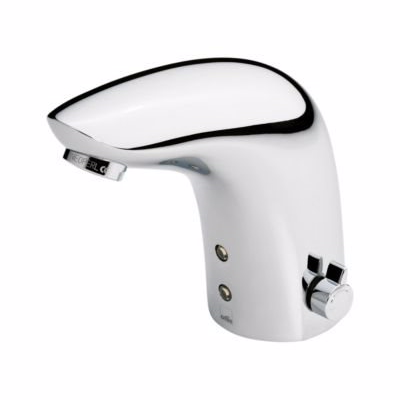 Presenter Aktiv Fem Køb Oras Electra berøringsfri håndvaskarmatur med Bluetooth &  temperaturgreb, 6V. Krom online