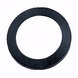Gummiring til forskruning, sort, til 1/2'' omløber med 12 mm hul