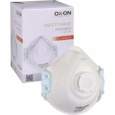 OX-ON støvmaske ffp2nr d. Med ventil